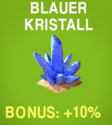 Blauer Kristall        